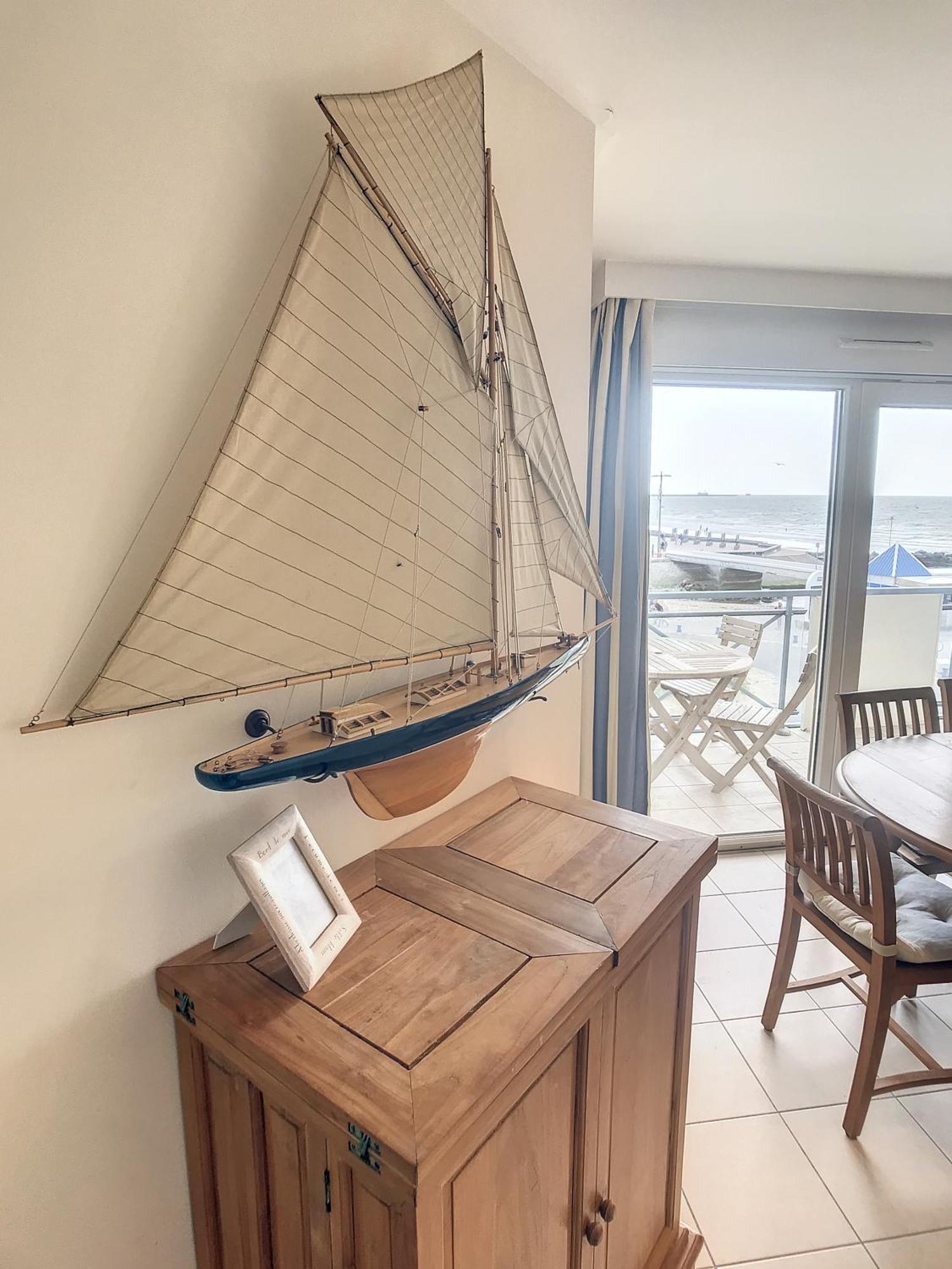 Fleur De Sel Appartement Face A La Mer Wimereux Exterior foto